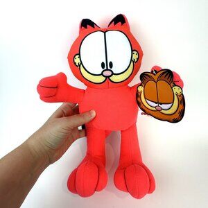 Toy Factory Nickelodeon Plush Neon Garfield the Cat. New with tags